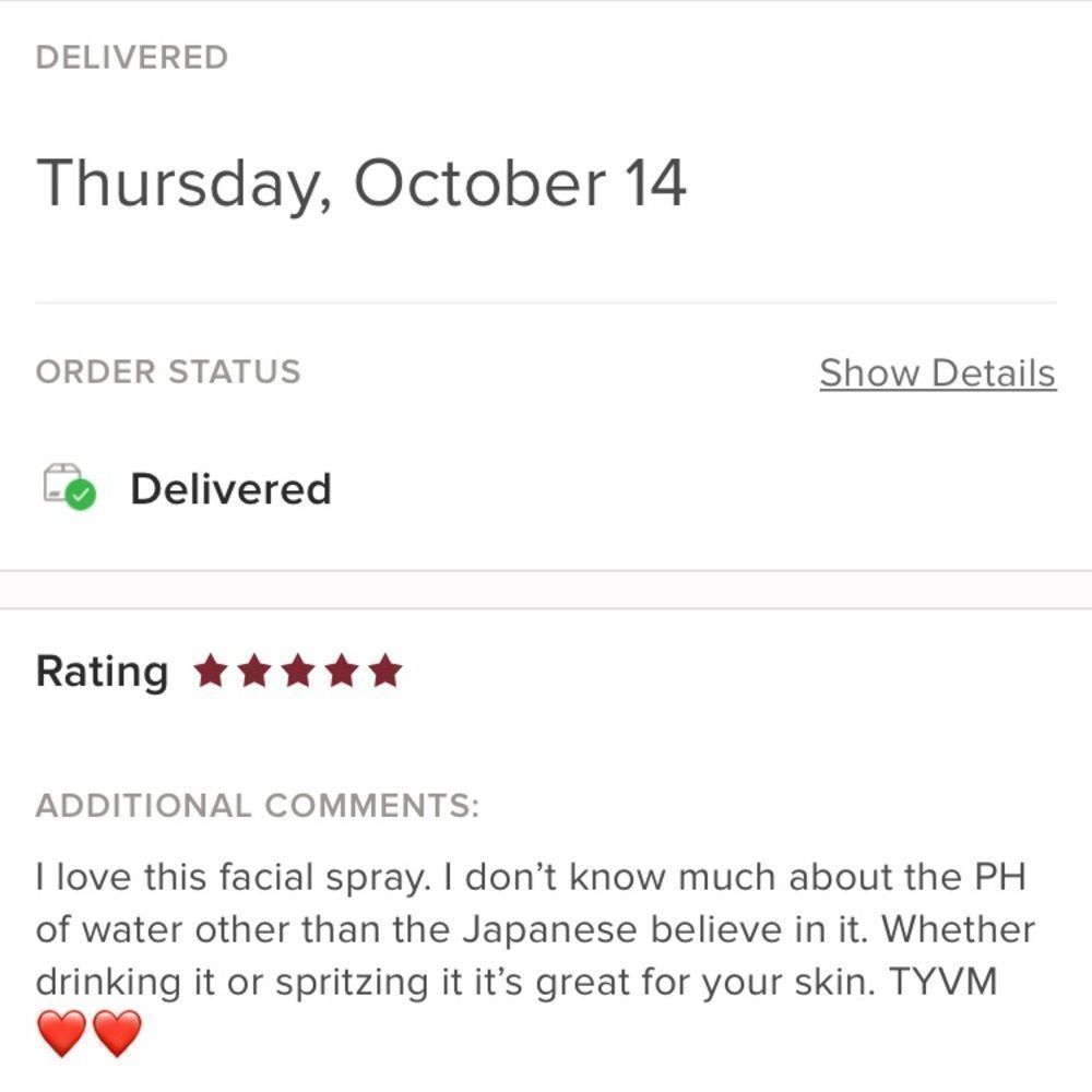 Anti-Aging Cooling Face Mist with Rose Quartz 6.0ph Japanese Beauty Water - Picture 8 of 13